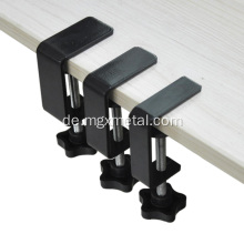 Black Coating Metall Partition Tisch Desk C Clamp